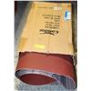 Image 1 : BOX OF P120 BELT SAND PAPER