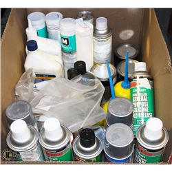 LARGE BOX OF SHOP SUPPLIES