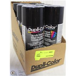 CASE WITH 6 BOTTLES OF BLACK DUPLI-COLOR