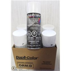 CASE WITH 6 BOTTLES OF WHITE DUPLI-COLOR