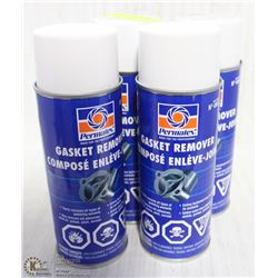 4 BOTTLES OF PERMATEX GASKET REMOVER