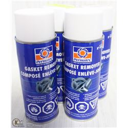 4 BOTTLES OF PERMATEX GASKET REMOVER