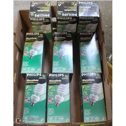 LOT OF 9 PHILIPS MARATHON MINI DECOR TWIST