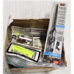 BOX OF ASSORTED DRILLING AND ROUTER BITS