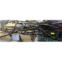 LOT OF 9 METAL COAT RACKS