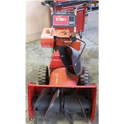 TORO 824 SNOWBLOWER SELF PROPELLED, 3 FORWARD -