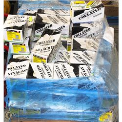 PALLET OF COLLATED FASTENERS