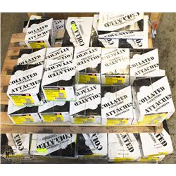 DOUBLE STACK PALLET OF COLLATED FASTENERS
