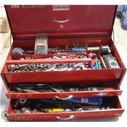 PROTO TOOLS STEEL TOOLBOX, RED,