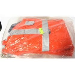 TOUGH DUCK HI-VIS OVERALLS SZ M