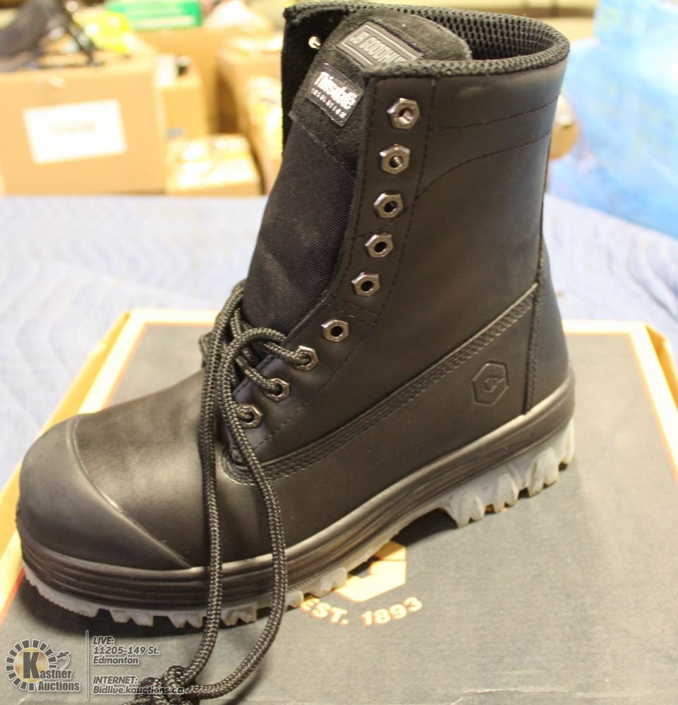 JB GOODHUE STEEL TOE WORK BOOTS ON CHOICE SZ7