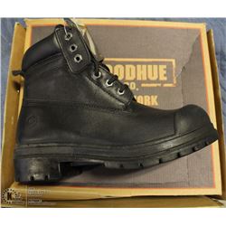 JB GOODHUE STEEL TOE WORK BOOTS ON CHOICE SZ8