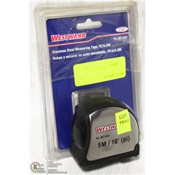 PAIR OF STAINLESS 16' MEASURING TAPES