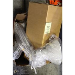 BOX OF ADJUSTABLE TABLE LAMPS