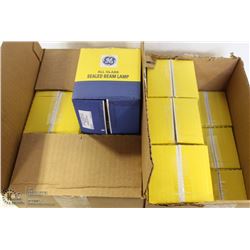 LOT OF 22 GE SEALED BEAM LAMPS