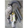 Image 1 : RYOBI 2 CYCLE LEAF BLOWER WITH BAG, STORE RETURNS