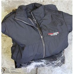 BOX OF NEW JACKETS VARIOUS SIZES ALL EMBROIDERED