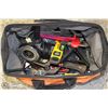 Image 1 : RIDGID TOOL BAG WITH TOOLS, INCL GRINDER, PIPE