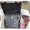 Image 1 : TOTE WITH PAIR OF WELDING APRONS, HARNESSES &
