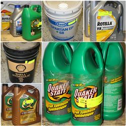 FEATURED ITEMS: ENGINE OILS, HYDRAULIC OILS, GEAR OILS!