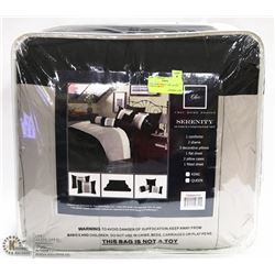 CHIC HOME DESIGN, 10PC QUEEN COMFORTER SET