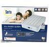 Image 1 : SERTA 18" RAISED QUEEN INFLATABLE MATTRESS WITH