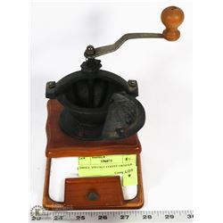 SMALL VINTAGE COFFEE GRINDER.,
