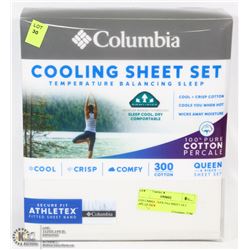 COLUMBIA COOLING SHEET SET ,4PC,QUEEN