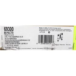 M-PACT ROUGH IN VALVE 2-HDL 4" MINI WIDE SPREAD