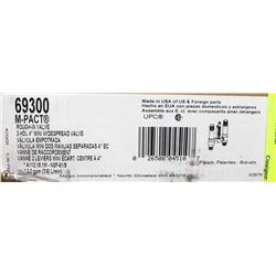 M-PACT ROUGH IN VALVE 2-HDL 4" MINI WIDE SPREAD