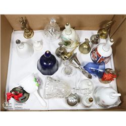 FLAT OF ASSORTED BELLS.