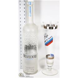 3L BELVEDERE VODKA BOTTLE WITH 1L WINTERSHALL