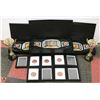 Image 1 : 3 CHAMPIONSHIP BELTS / 2 CUPS AND 5 PICTURE FRAMES