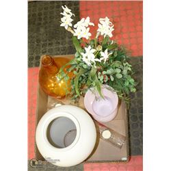 ESTATE BOX OF MISC. ORNAMENTS