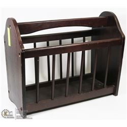 WOOD MAGAZINE RACK