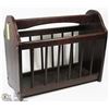 Image 1 : WOOD MAGAZINE RACK