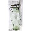 Image 1 : LARGE GLASS VASE & PLANT HOLDER