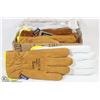 Image 1 : BUNDLE OF 4 NEW THINSULATE LINED LEATHER GLOVES