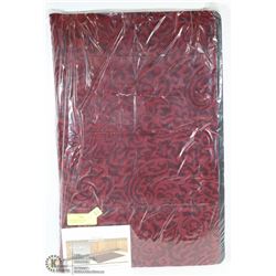 NEOPRENE KITCHEN MAT ,RED,DESIGN,23" BY 60"