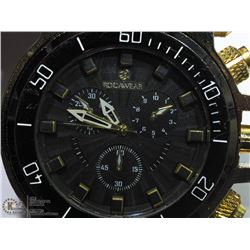 2) BLACK & GOLD ROCAWEAR WATCH