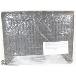 HOMETRENDS CARPET RUNNER,CHARCOAL,2FT BY 6FT