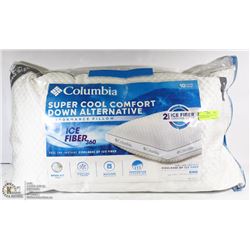COLUMBIA SUPER COOL ICE FIBER PILLOW,STANDARD