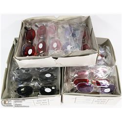 THREE CASES OF NEW SUNGLASSES