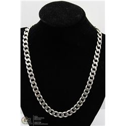 VERY HEAVY .925 STERLING SILVER MENS 22" CHAIN