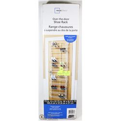 MAINSTAYS OVER THE DOOR SHOE RACK,HOLDS 36 PR