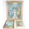 Image 1 : LOT OF 3 ASSORTED RELIGIOUS PRINTS FRAMED.