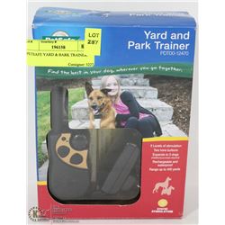 PETSAFE YARD & BARK TRAINER.