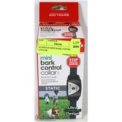 SUNBEAM MINI BARK CONTROL COLLAR.