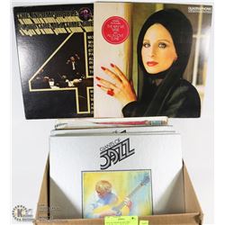 BOX OF ASSORTED RECORD ALBUMS, INCL 3 BOX SETS