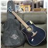 Image 1 : HOHNER ACOUSTIC/ELECTRIC LEFT HAND GUITAR W/
